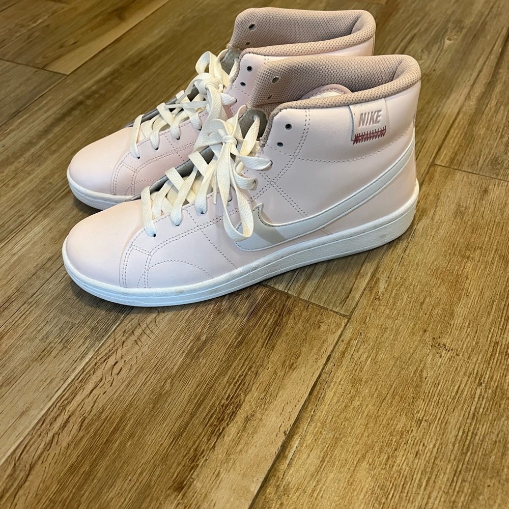 Nike Women's Light Pink High-Top Sneakers